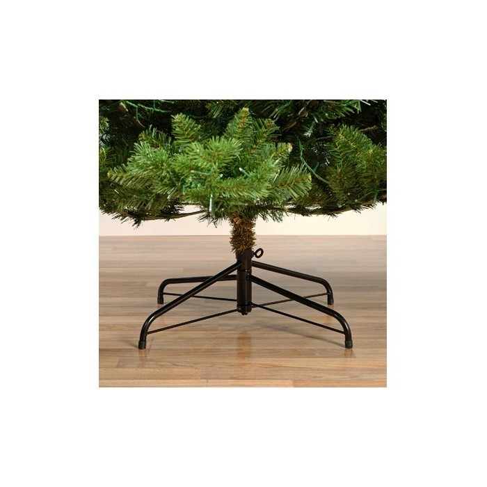 ABETE ALBA CON 2400 LUCI LED H.210CM. VERDE